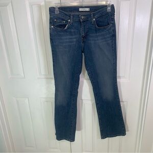 Levis 515 Medium Wash Denim‎ Mid Rise Boot Cut Jeans Stretch Womens 8 Casual